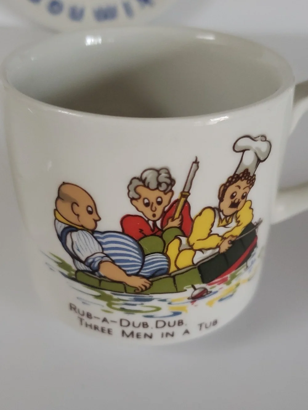 Vintage Wood & Sons Set/3 Mother Goose Alphabet Ironstone Tableware